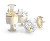 Sistemi filtranti a pressione Millipak-20, superf.100, portagomma da 6 mm con campana, pore size 0.1 µm, volume 10 L, filtrazione 100 cm², sterile (2 pz)