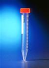 Provette per centrifuga 15 ml, polipropilene (PP), tappo a vite piatto, fondo conico, graduate, sterili in busta, apirogene (500 pz)