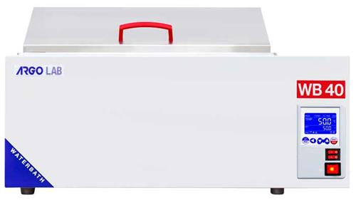 Bagnomaria digitale mod. WB40 con pompa, temp. range +5°C(amb) +85°C, vasca in acciaio inox, capacità 40 litri, display digitale a LED, termostato di sicurezza, pompa di ricircolo integrata, kit svuotamento vasca, coperchio incernierato 