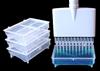 Vaschette per reagenti Large per multicanale (8/12 canali) cap. 175 mL, in PP polipropilene, graduate, con coperchio, sterile (100 pz)