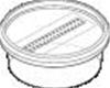Vasi in plastica Microbox Round Small 40L, forma rotonda, PP trasparente, cap.210 ml, dim.90x80x40 (LxLxH mm) per coltura tessuti vegetali, coperchio ermetico e striscia traspirante tipo "L" bianca, Sterili (500 coperchi + 500 vasi)  