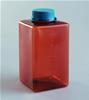 Bottiglie rettangolari cap. 500 mL per campionamento acque, in PP con tappo autosigillante, colore chiaro, sterili (84 pz)