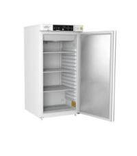 Congelatore verticale da laboratorio GRAM Biobasic RF310, capacità 218 Litri, temp. range -5°C -25°C, display digitale, allarmi acustici e visivi, porta cieca, 4 ripiani, sistema ventilazione, sbrinamento automatico, con ruote dim.595 x 640 x 1220 mm 