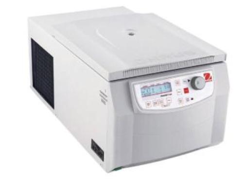 Centrifuga refrigerata da banco OHAUS FC5718R, capacità 4 x 200 mL, range velocita 200 - 18.000 rpm (max 23.542 xg), 99 programmi meorizzabili, display LCD 2 linee, 10/10 curve di accelerazione/decellerazione