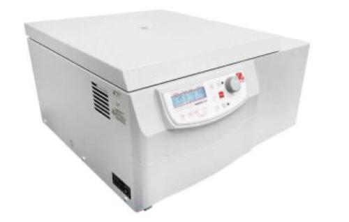 Centrifuga refrigerata da banco OHAUS MultiPro FC5916R IVD, capacità 4 x 750 mL, range velocita 200 - 16.000 rpm (max. 26.331 xg), 99 programmi, 10 curve acc/dec, display LCD 2 retroilluminato