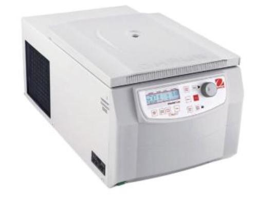 Centrifuga refrigerata da banco OHAUS MultiPro FC5718R IVD, capacità 4 x 200 mL, range velocita 200 - 18.000 rpm (max. 23.542 xg), 99 programmi, 10 curve acc/dec, display LCD 2 retroilluminato