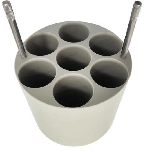 Rack, 7 x 50 ml, D29 mm RB, (2 pz)