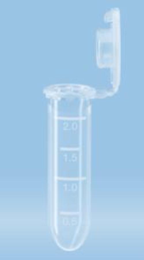 Microprovetta singola per PCR, 2 ml, trasparente, Polipropilene (PP), tappo piatto SafeSeal, (480 pz)