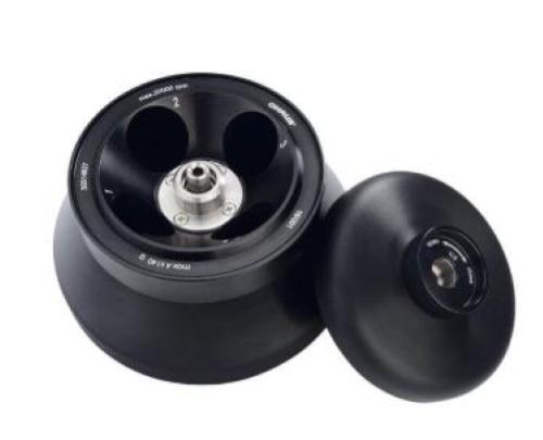 Rotore ad angolo fisso, 4 x 85 mL, R-A4X85/20MI, velocita max. 20.000 rpm (max 41.137 xg)