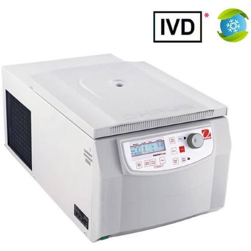 Centrifuga refrigerata da banco OHAUS MultiPro FC5718R IVD, capacità 4 x 200 mL, range velocita 200 - 18.000 rpm (max. 23.542 xg), 99 programmi, 10 curve acc/dec, display LCD 2 retroilluminato