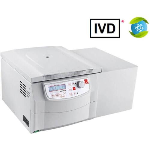 Centrifuga refrigerata da banco OHAUS MultiPro FC5816R IVD, capacità 6 x 250 mL, range velocita 200 - 16.000 rpm (max. 24.325 xg), 99 programmi, 10 curve acc/dec, display LCD 2 retroilluminato
