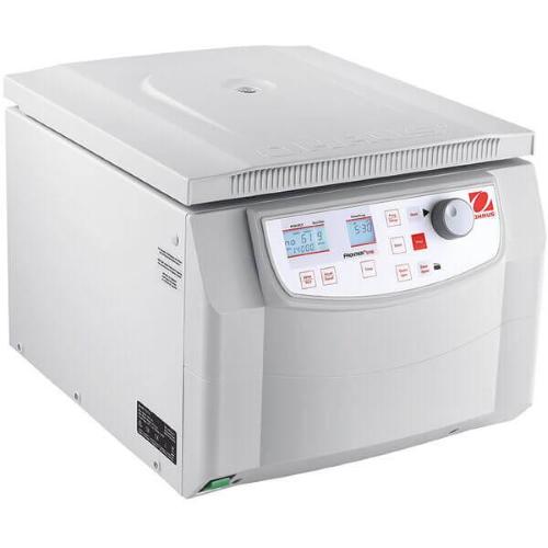 Centrifuga universale da banco OHAUS MultiPro FC5718, capacità 4 x 200 mL, range velocita 200 - 18.000 rpm (max. 23.542 xg), 99 programmi, 10 curve acc/dec, display LCD 2 retroilluminato