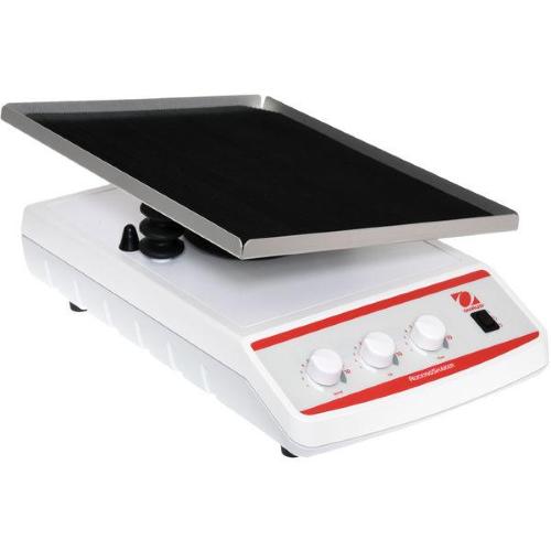 Agitatore oscillante mod. SHRK07AL1, velocita 1 - 75 rpm, analogica, angolo oscillazione 0-15°, portata max 7.3 kg, vassoio 36 cm x 28 cm, timer 1 m - 120 min, motore passo-passo