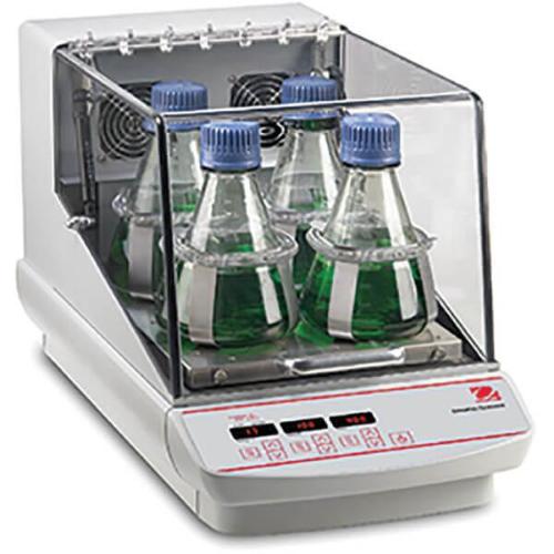 Agitatore di incubazione per ambienti difficili ISLDMPHGL, velocita 15 - 500 rpm, orbita 19 mm, gamma temp. 5°C sotto ambiente - 65°C, portata 16 kg a 75 rpm, 2,3 kg a 500 rpm, controllo digitale, timer 1 sec-9.600 min, motore Brushless DC