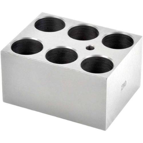 Blocco modulo 25 mm Test Tube 6 Hole