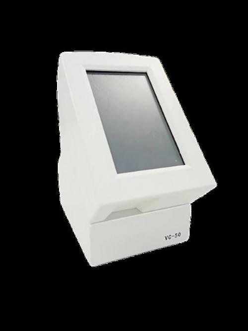 Regolatore di vuoto VC-50, diametro di collegamento 8 mm, pressione di ingresso 1-1066 mbar, sensore di vuoto in ceramica, range di controllo 1-1013 mbar, display LCD