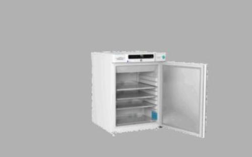 Congelatore verticale da laboratorio GRAM BioCompact ll RF210 LG 10, capacità 125 Litri, temp. -5°C -25°C, display digitale, allarmi acustici e visivi, porta cieca, 4 ripiani, sistema ventilazione, sbrinamento automatico,dim.100.1x59.5x64 cm