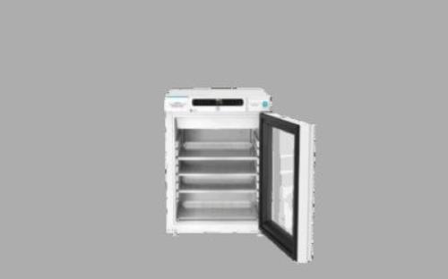 Frigorifero da laboratorio GRAM BioCompact ll RR210 LG 11, capacità 125 litri, temp. +2°C +20°C, display digitale, sistema ventilazione forzata, porta in vetro, allarmi acustici e visivi, dim. 100.1x59.5x64 cm