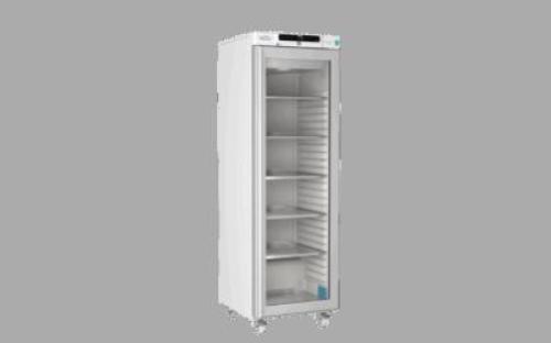 Frigorifero da laboratorio GRAM BioCompact ll RR410 LG 11, capacità 346 Litri, temp. +2°C +20°C, display digitale, allarmi acustici visivi, porta in vetro, 6 ripiani, sistema ventilazione, sbrinamento automatico, rum.33.7dB, dim.197.6x59.5x64 cm