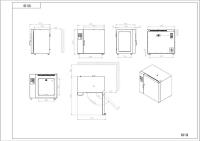 Stufa TCN 50 NEW a convezione naturale, vol. 50 Litri, Campo di lavoro: +5-+300°C, Display a LCD retroilluminato, Scarico dati e registrazione tramite chiave USB, 10 programmi memorizzabili, Allarmi visivi ed acustici