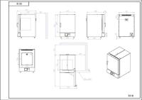 Stufa TCN 30 NEW a convezione naturale, vol. 30 Litri, Campo di lavoro: +5-+300°C, Display a LCD retroilluminato, Scarico dati e registrazione tramite chiave USB, 10 programmi memorizzabili, Allarmi visivi ed acustici