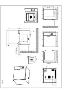 Stufa TCF 200 NEW a convezione forzata, vol. 200 Litri, Campo di lavoro: +10-+300°C, Display a LCD retroilluminato, Scarico dati e registrazione tramite chiave USB, 10 programmi memorizzabili, Allarmi visivi ed acustici