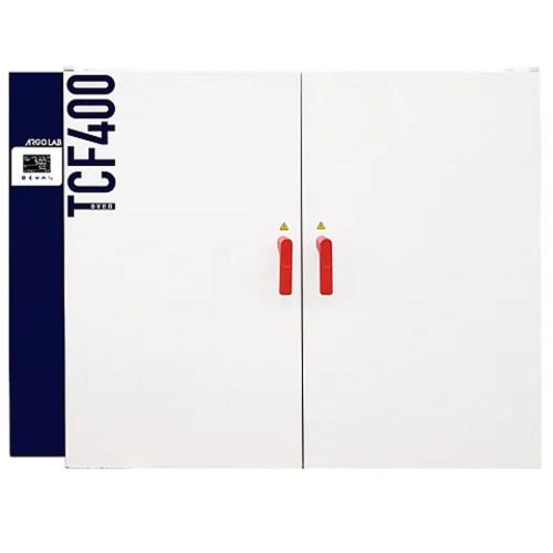 Stufa TCF 400 NEW a convezione forzata, vol. 400 Litri, Campo di lavoro: +10-+300°C, Display a LCD retroilluminato, Scarico dati e registrazione tramite chiave USB, 10 programmi memorizzabili, Allarmi visivi ed acustici