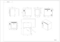 Stufa TCN 50 SUPER NEW a convezione naturale, vol. 50 Litri, Campo di lavoro: +5-+300°C, Display a LCD retroilluminato, Scarico dati e registrazione tramite chiave USB, 10 programmi memorizzabili, Allarmi visivi ed acustici