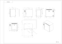 Stufa TCN 115 SUPER NEW a convezione naturale,vol.115 Litri, Campo di lavoro: +5-+300°C, Display a LCD retroilluminato, Scarico dati e registrazione tramite chiave USB, 10 programmi memorizzabili, Allarmi visivi ed acustici