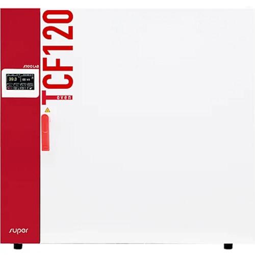 Stufa TCF 120 SUPER NEW a convezione forzata, vol. 120 Litri, Campo di lavoro: +10-+300°C, Display a LCD retroilluminato, Scarico dati e registrazione tramite chiave USB, 10 programmi memorizzabili, Allarmi visivi ed acustici