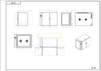 Incubatore ICF 400 SUPER NEW a ventilazione forzata, vol. 400 Litri, Campo di lavoro: +5-+80°C, Display LCD retroilluminato, scarico e registrazione dati tramite USB, Allarmi visivi ed acustici 