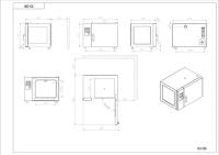 Incubatore ICN 200 NEW a convezione naturale, vol. 200 Litri, Campo di lavoro: +5-+70°C, Display LCD retroilluminato, scarico e registrazione dati tramite USB, Allarmi visivi ed acustici 