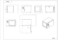 Incubatore ICN 120 SUPER NEW a convezione naturale, vol. 120 Litri, Campo di lavoro: +5-+70°C, Display LCD retroilluminato, scarico e registrazione dati tramite USB, Allarmi visivi ed acustici 