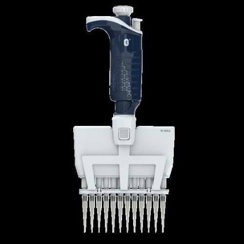 Micropipetta multicanale a volume variabile elettronica Gilson Pipetman M connected tipo P12x300M, 12 canali, range 10-300 µl