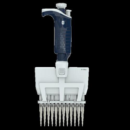 Micropipetta multicanale a volume variabile elettronica Gilson Pipetman M connected tipo P12x200M, 12 canali, range 20-200 µl