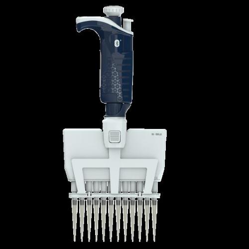 Micropipetta multicanale a volume variabile elettronica Gilson Pipetman M connected tipo P12x100M, 12 canali, range 10-100 µl