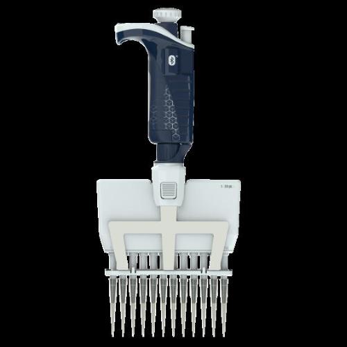 Micropipetta multicanale a volume variabile elettronica Gilson Pipetman M connected tipo P12x20M, 12 canali, range 1-20 µl