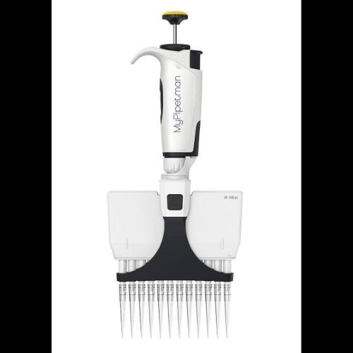 Micropipetta multicanale a volume variabile elettronica Gilson MyPIPETMAN tipo P12x200, 12 canali, range 20-200 µl