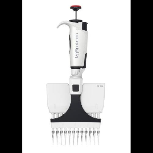 Micropipetta multicanale a volume variabile elettronica Gilson MyPIPETMAN tipo P12x10, 12 canali, range 0.5-10 µl