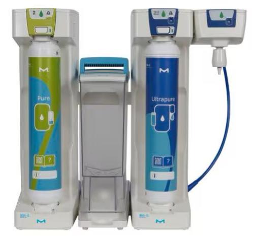 KIT di purificazione Millipore Milli-Q SQ 240CV, composta da sistema di purificazione combinato acqua pura ed ultrapura (SQ 240CV) , un serbatoio SQ Switch 3,5 L