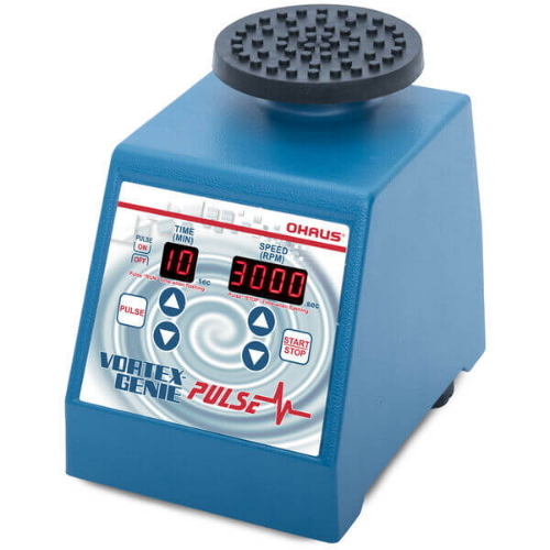 Agitatore Vortex Genie 2P (SI-P256EU), controllo digitale, display LED rosso, velocita 500 - 3000 rpm, orbita 3 mm, timer 1-99 min., pulse ON/OFF 0.1 sec - 99 min.