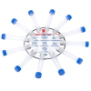 Supporto orizzontale per tubi da 15 ml SI-H512