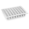 Piastre per PCR, 48 pozzetti, low profile, unskirted, bianche (50 pz)