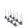 Supporto per beute e bottiglie, 8 posti