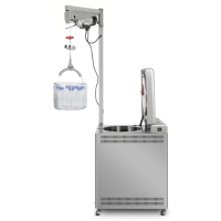 Autoclave verticale da laboratorio VLS100G, capacita 100 L, campo temperatura 60-136 °C, porta a battente in acciaio inox, display LCD, 20 programmi standard + 20 customizzabili