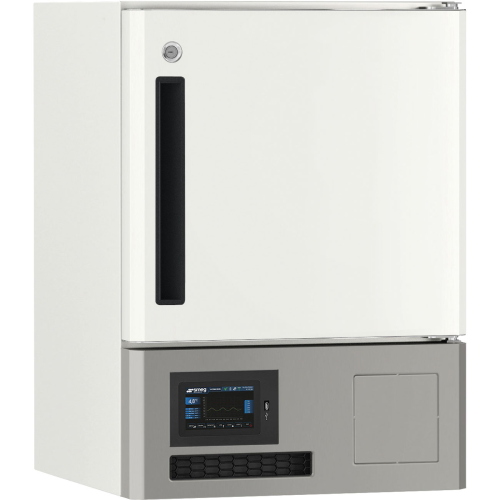 Frigorifero professionale Smeg Evolution FV10C1EVO, capacita 100 L, range temperatura +2/+12 °C, con porta cieca, display touch screen LED, allarme sonoro e visuale
