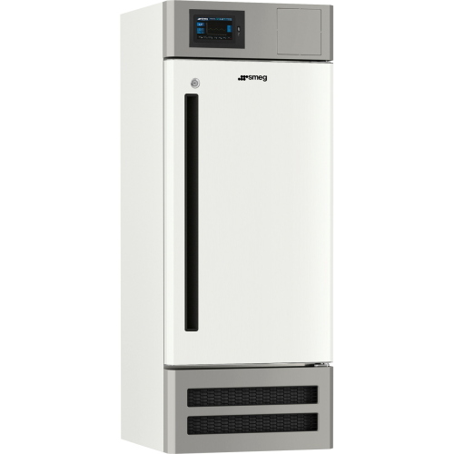 Frigorifero professionale Smeg Evolution FV20C1EVO, capacita 200 L, range temperatura +2/+12 °C, con porta cieca, display touch screen LED, allarme sonoro e visuale