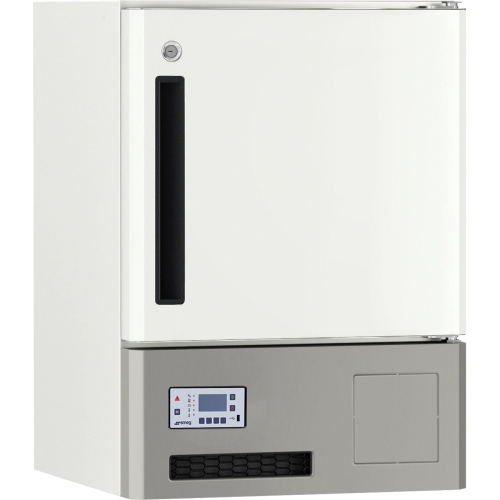 Frigorifero professionale Smeg Basic FV10C1A, capacita 100 L, range temperatura +2/+12 °C, con porta cieca, display LCD, allarme sonoro e visuale
