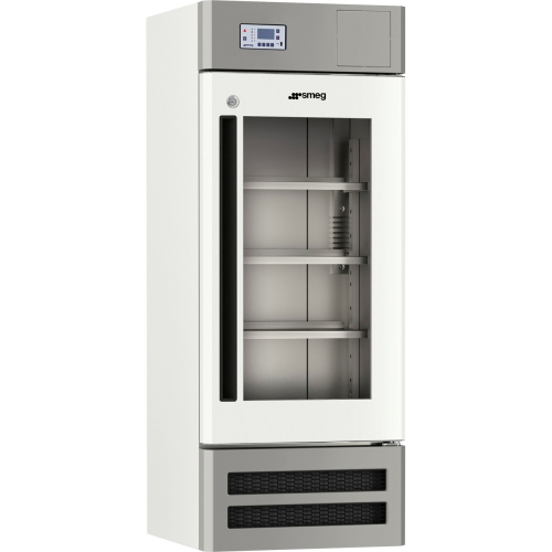Frigorifero professionale Smeg Basic FV20G1A, capacita 200 L, range temperatura +2/+12 °C, con porta in vetro, display LCD, allarme sonoro e visuale