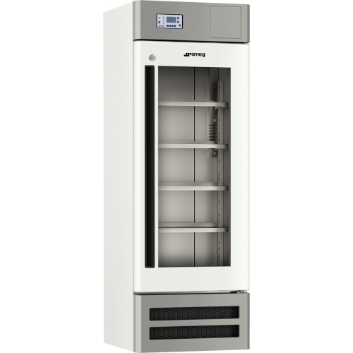 Frigorifero professionale Smeg Basic FV25G1A, capacita 200 L, range temperatura +2/+12 °C, con porta in vetro, display LCD, allarme sonoro e visuale